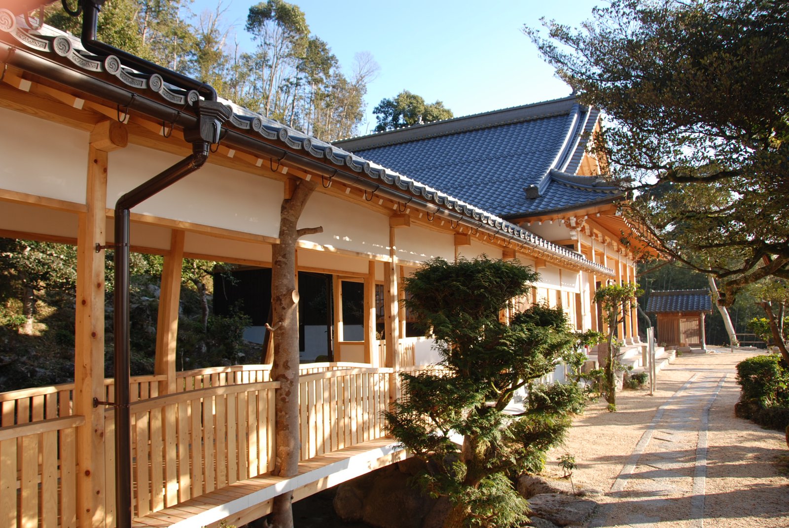 庭園 渡り廊下・通幽橋